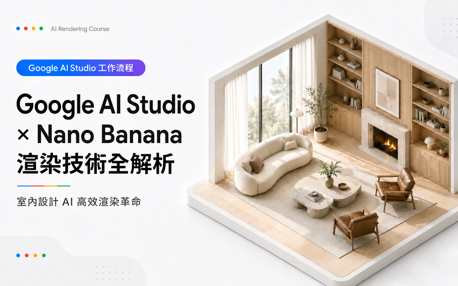 Google AI Studio × Nano Banana 渲染技術全解析