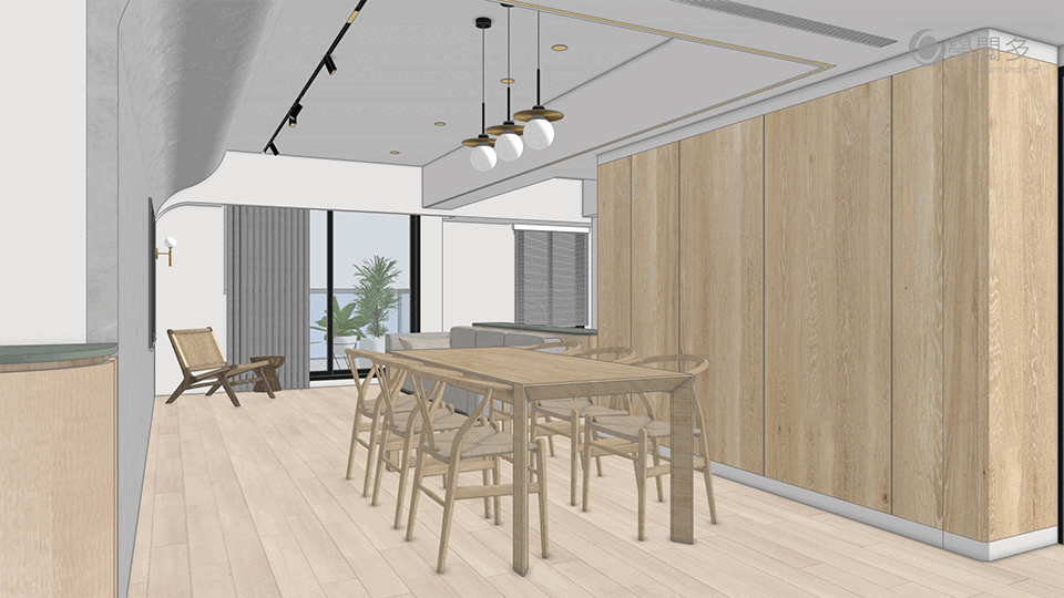 SketchUp室內專業建模案例