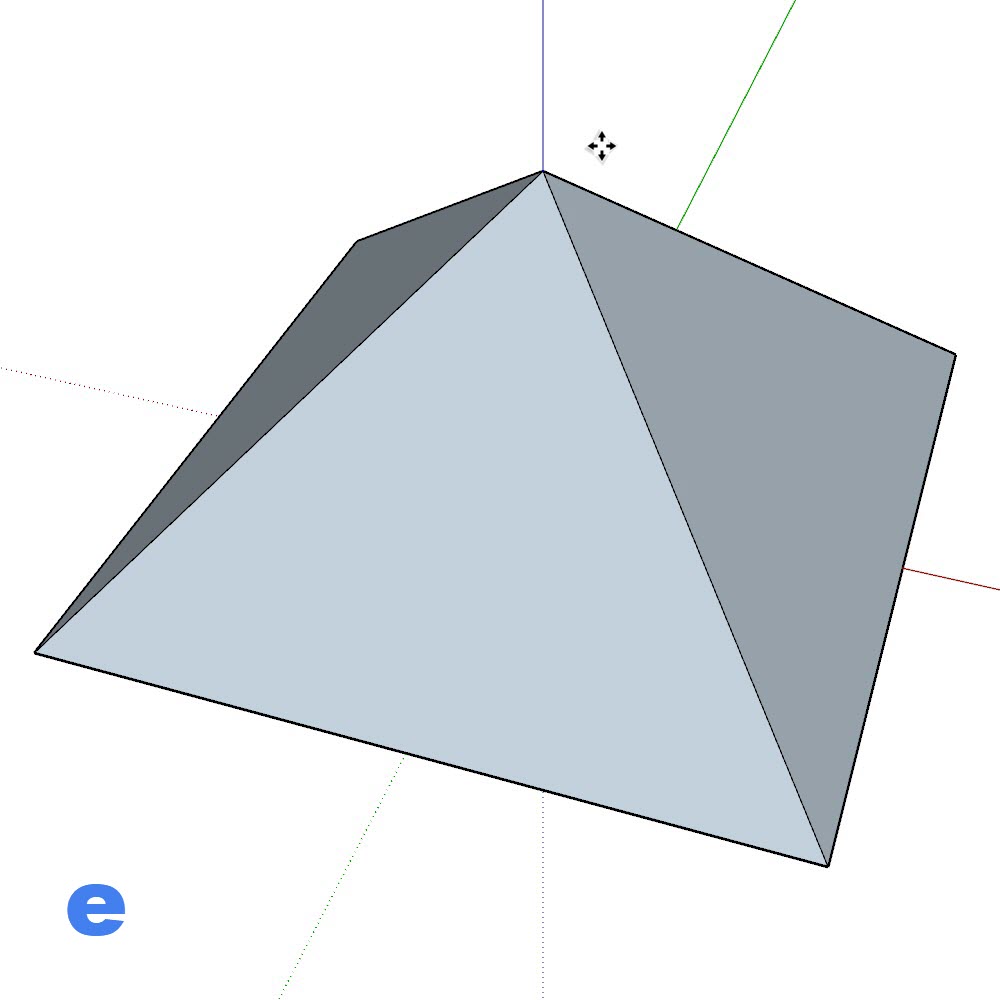 金字塔造型