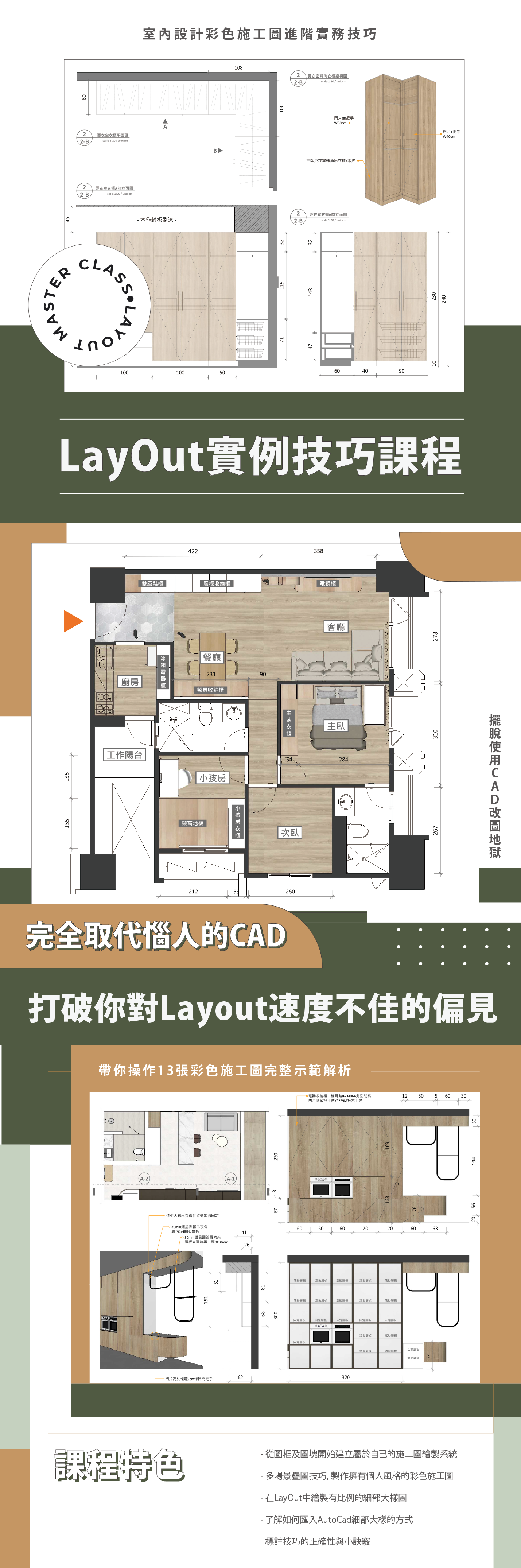 layout 施工圖 課程 sketchup