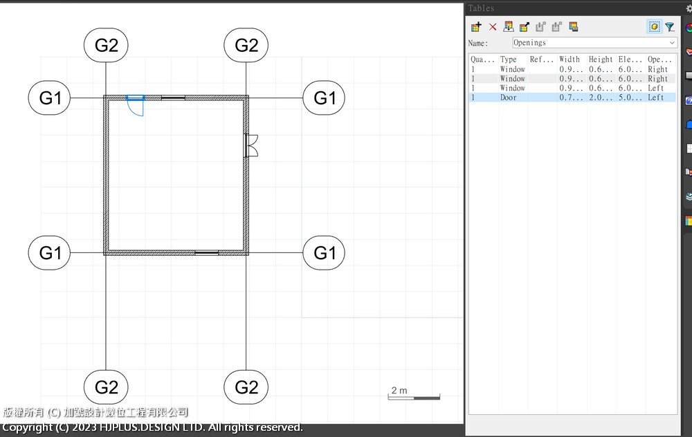 VisualARQ3明細表與模型互動