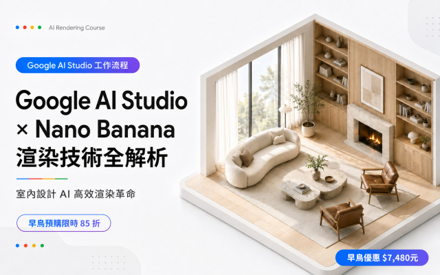 Google AI Studio× Nano Banana 渲染技術全解析